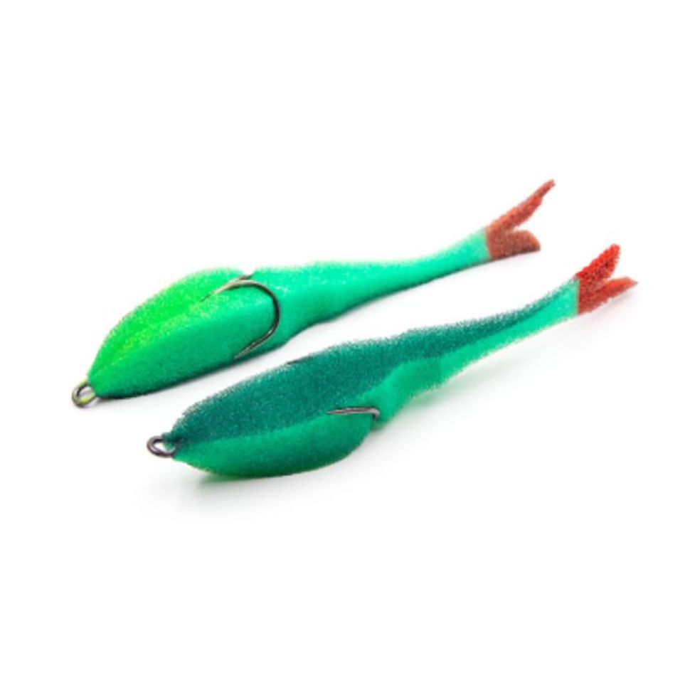 Поролоновая рыбка Yaman Devious Minnow на двойнике, р. 105 мм