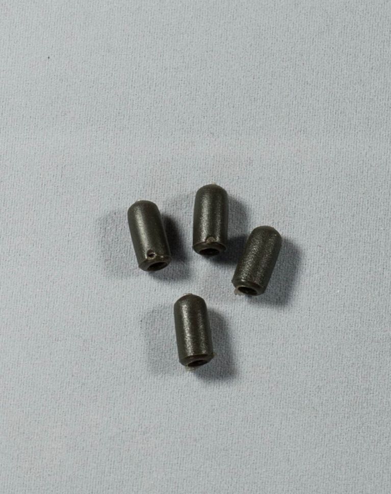Пулеобразная бусинка "Turbo" Bullet bead 12 мм / Ø: 4,0 × 6,0 mm / 10шт / Зеленый матовый