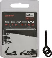 Винт для бойлов Brain Screw With Ring SGCA-8026-12 12mm, (10 шт/уп)