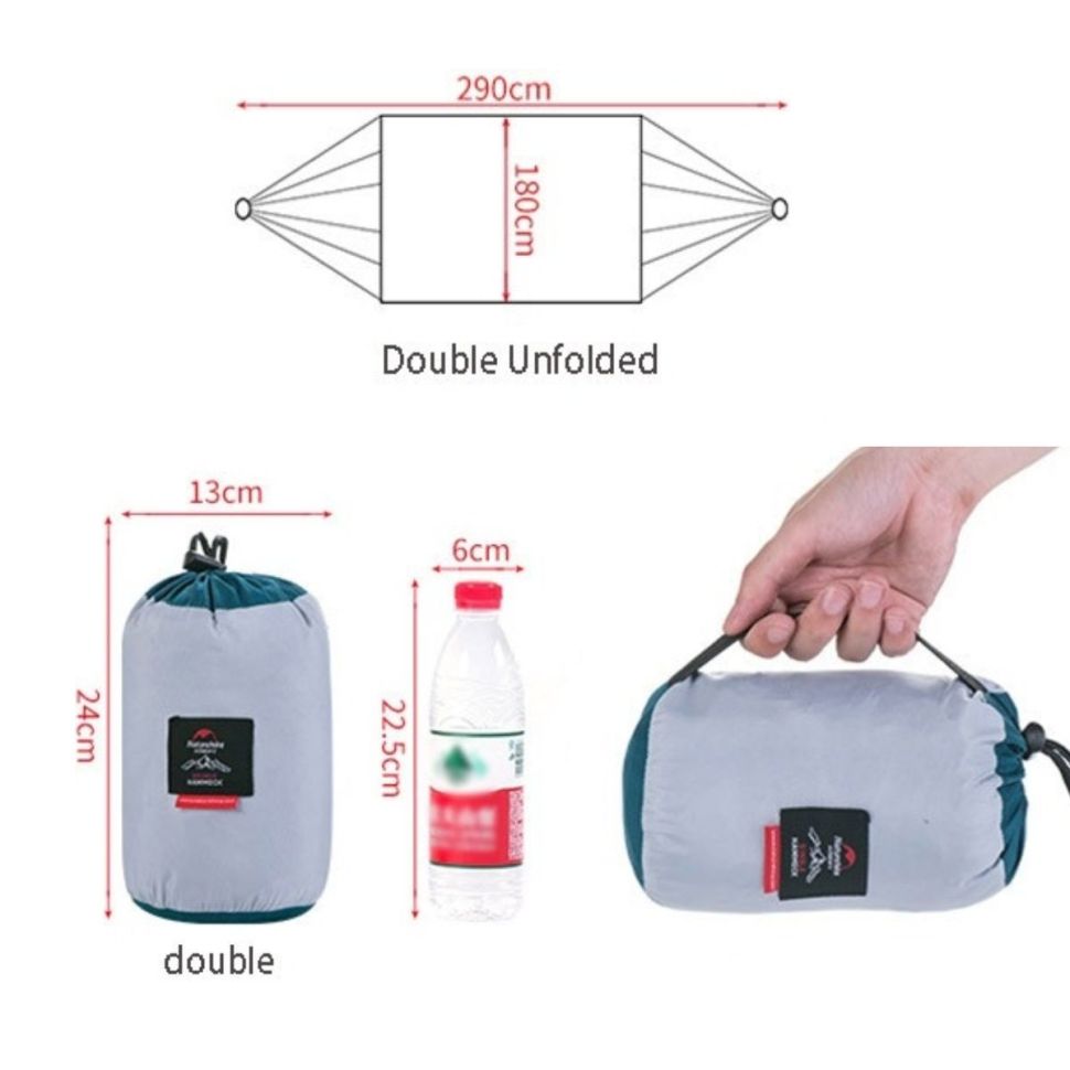 Гамак Naturehike Ultralight NH21DC011 Double 290×180 см
