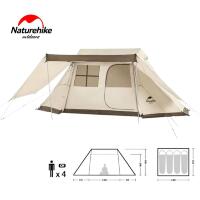 Палатка Naturehike Village 5.0 NH21ZP009 4х-местная
