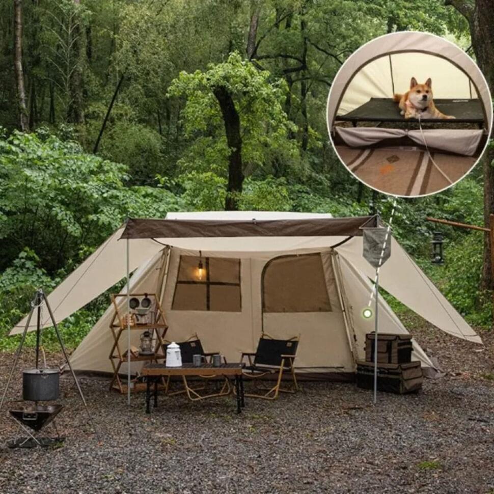 Палатка Naturehike Village 5.0 NH21ZP009 4х-местная