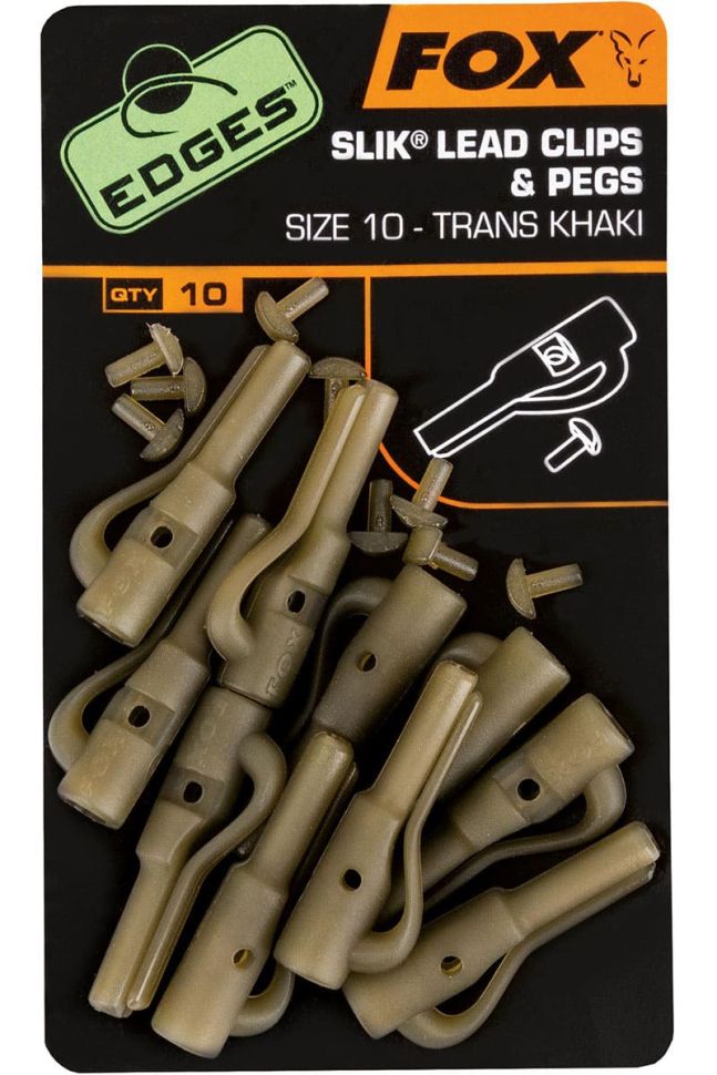 Безопасная клипса Fox Edges Slik lead clip + pegs