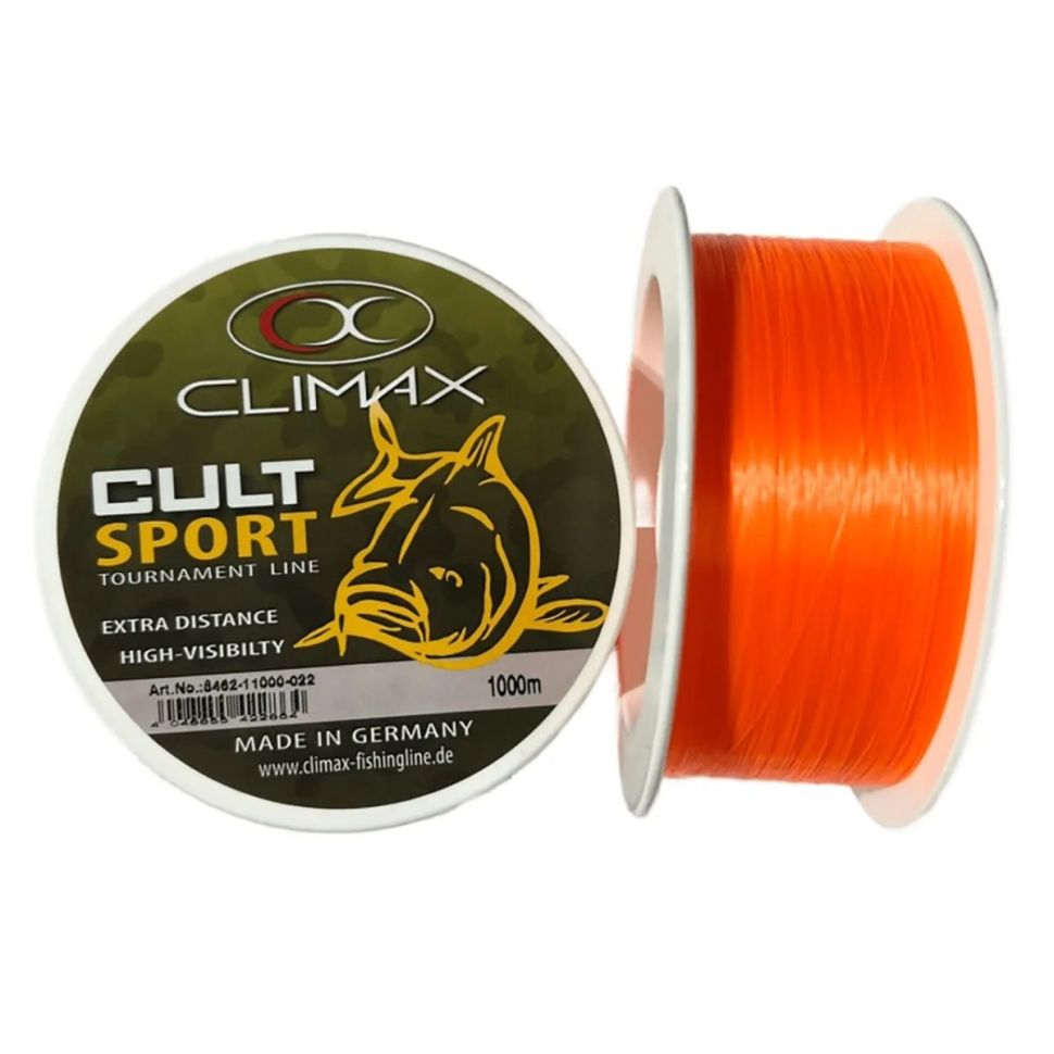 Леска Climax Cult Sport Orange 1000m