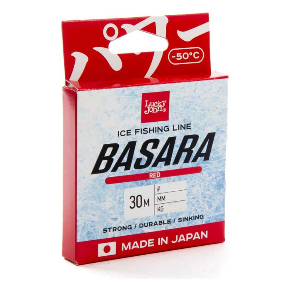 Леска монофильная зимняя Lucky John Basara Red