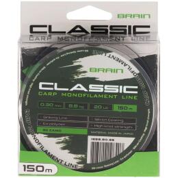Леска Brain Classic Carp Line 3D camo, 150m