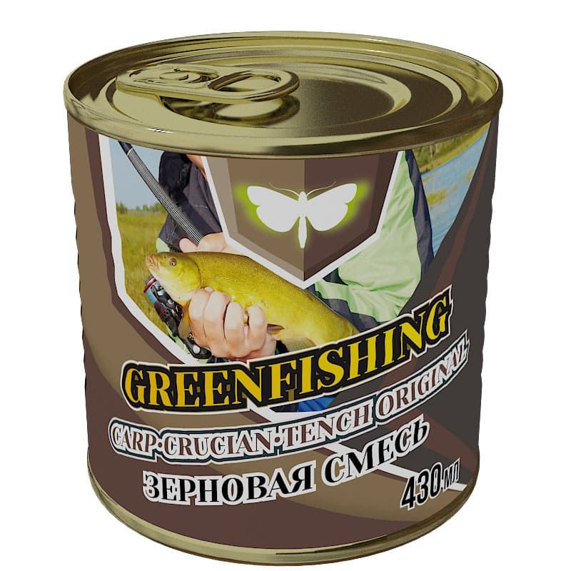 Прикормка GreenFishing зерновой микс 430гр