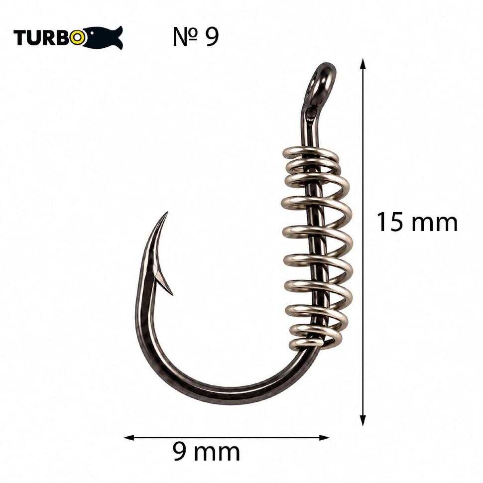 Крючки TURBO PASTEHOLDER (Black Nickel)