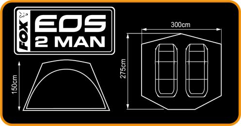 Двухместная палатка FOX EOS 2 Man Bivvy