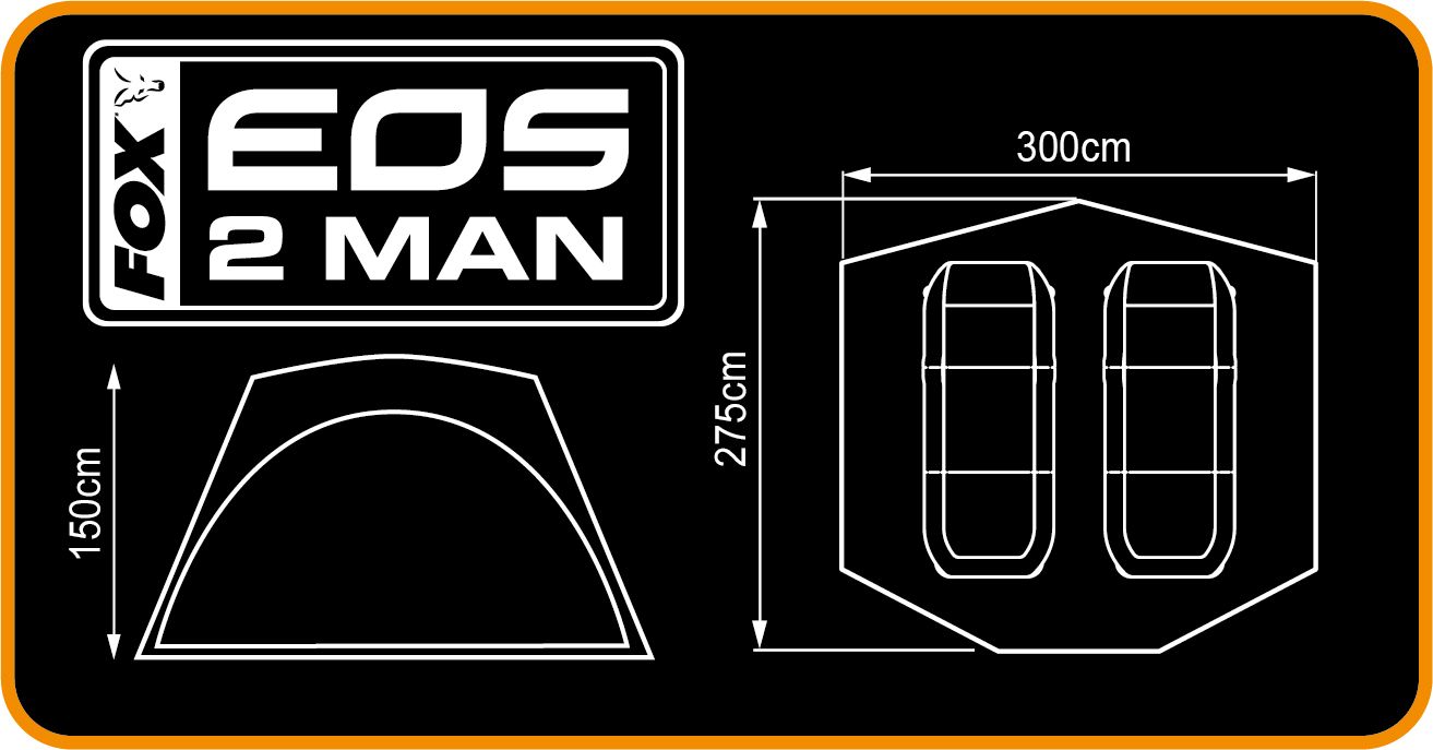 Двухместная палатка FOX EOS 2 Man Bivvy