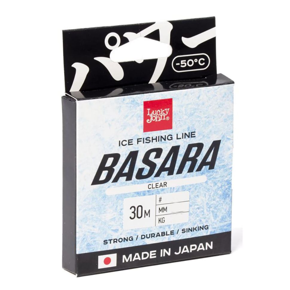 Леска монофильная зимняя Lucky John Basara Clear