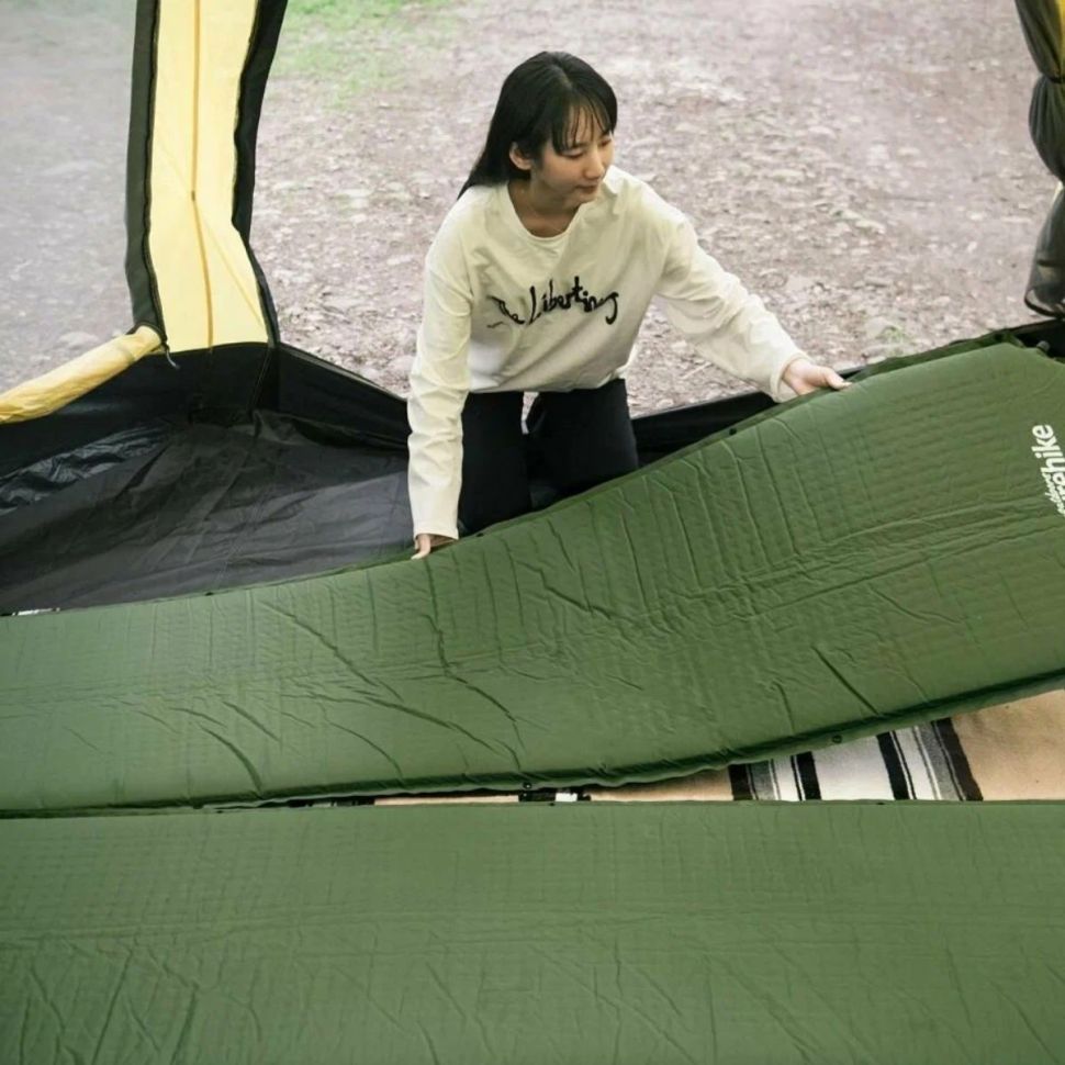 Самонадувающийся туристический коврик Naturehike NH20DZ003