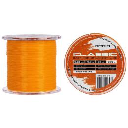 Леска Brain Classic Carp Line solid orange, 600m