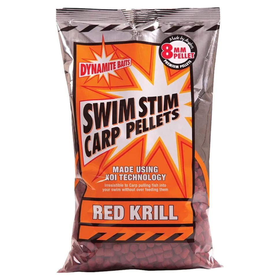 Пеллетс Dynamite Baits Swim Stim Carp Pellets Red Krill 900гр