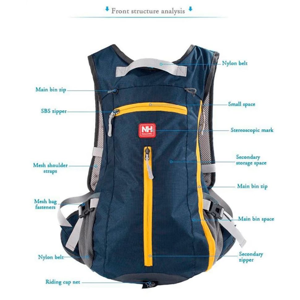 Рюкзак с накидкой на шлем Naturehike NH15C001
