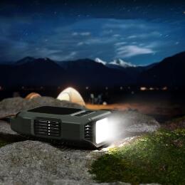 Детектор угарного газа Ice Cube + температура + влажность с LED-фонарём