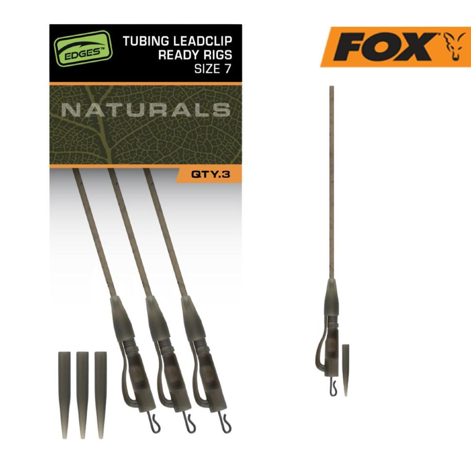Готовый монтаж FOX Edges Tubing Lead Clip Ready Rig 3 шт