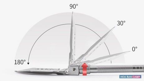 Многофункциональная лопата Naturehike NH20GJ002 silver