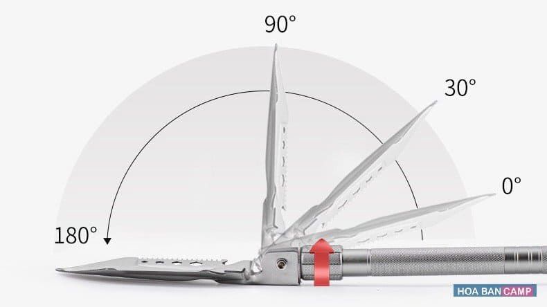 Многофункциональная лопата Naturehike NH20GJ002 silver