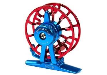 Катушка для зимних удилищ Higashi HI-55N Blue/Red