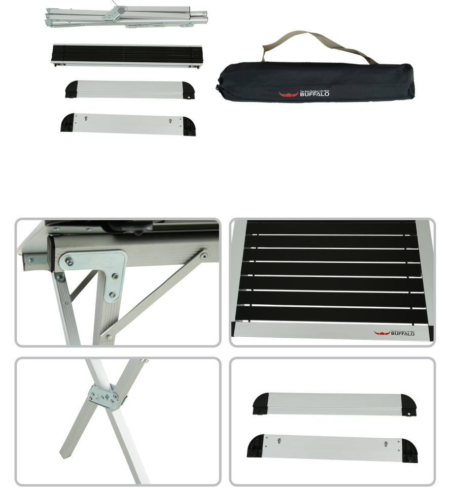Стол складной алюминиевый Buffalo Garden Table S