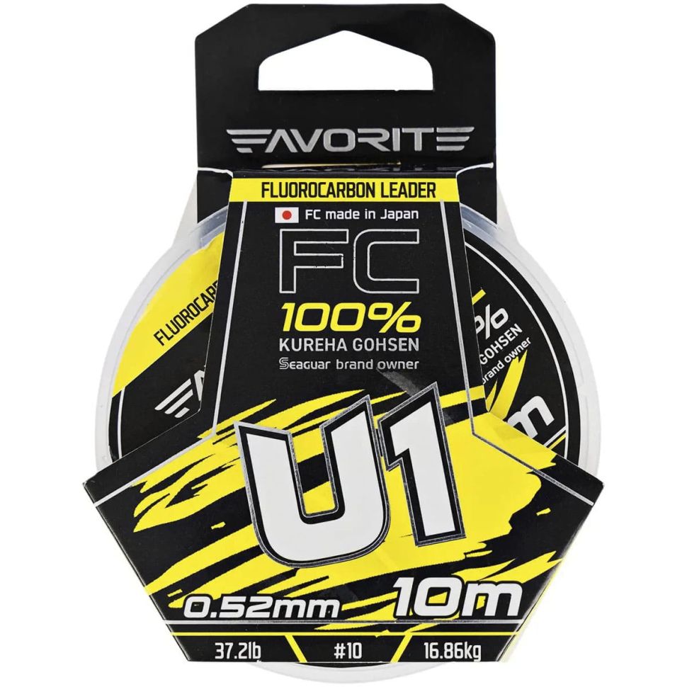 Леска флюорокарбоновая Favorite U1 FC 10m