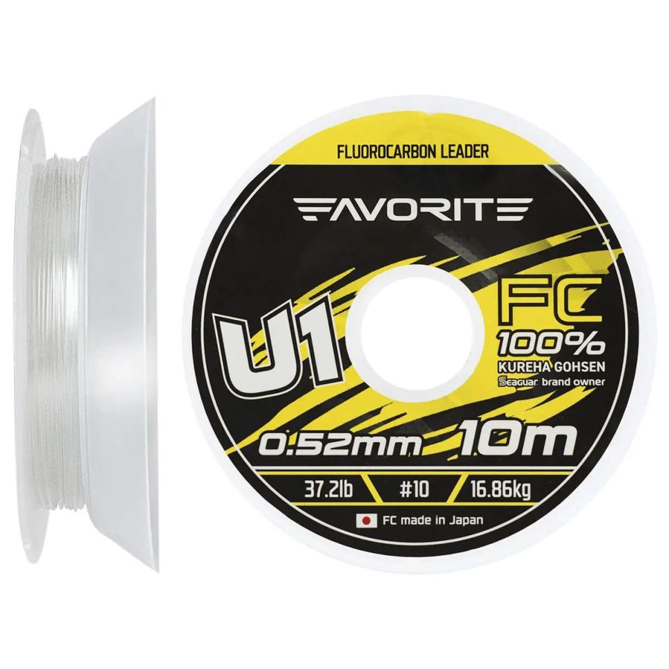 Леска флюорокарбоновая Favorite U1 FC 10m