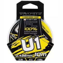 Леска флюорокарбоновая Favorite U1 FC 10m