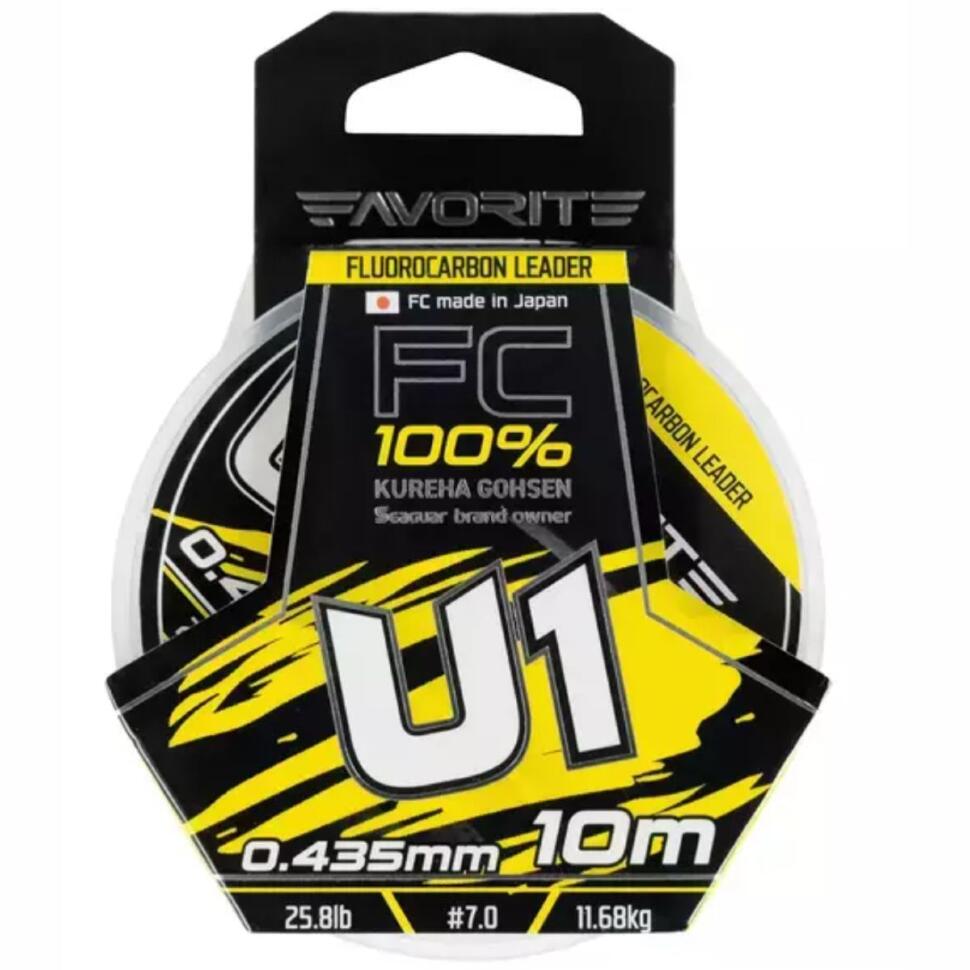 Леска флюорокарбоновая Favorite U1 FC 10m