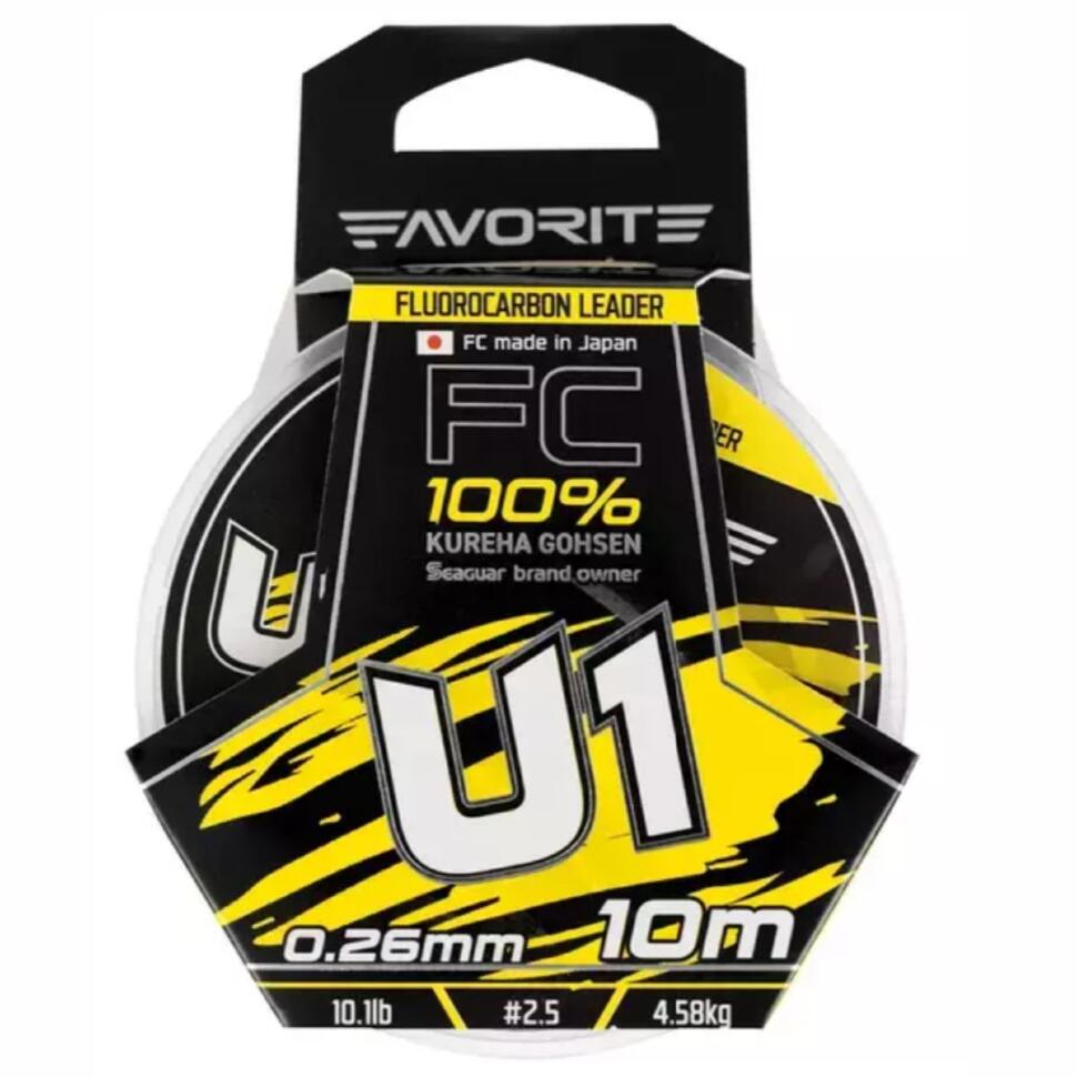 Леска флюорокарбоновая Favorite U1 FC 10m