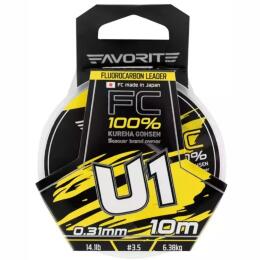 Леска флюорокарбоновая Favorite U1 FC 10m
