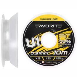 Леска флюорокарбоновая Favorite U1 FC 10m