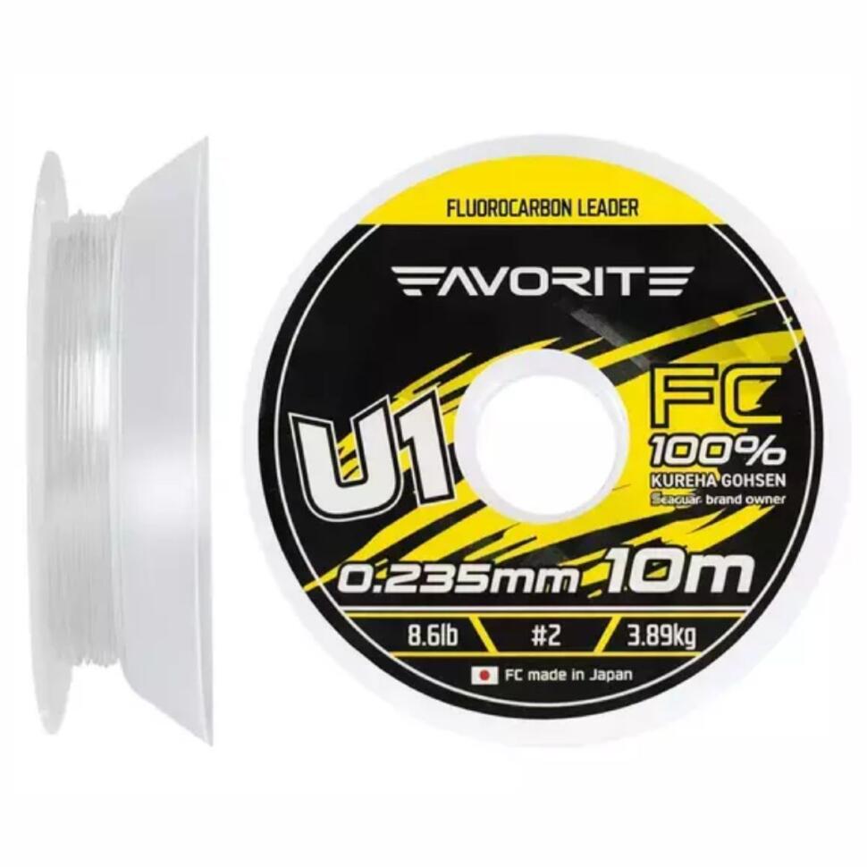 Леска флюорокарбоновая Favorite U1 FC 10m