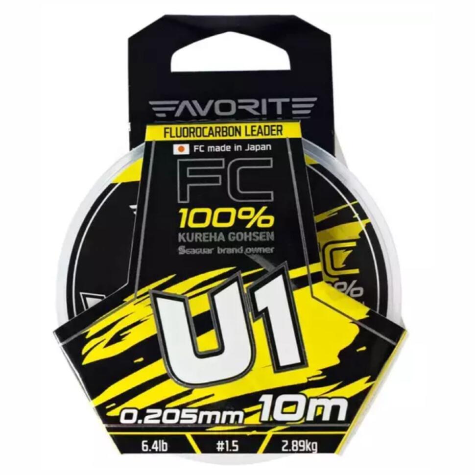 Леска флюорокарбоновая Favorite U1 FC 10m
