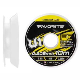 Леска флюорокарбоновая Favorite U1 FC 10m