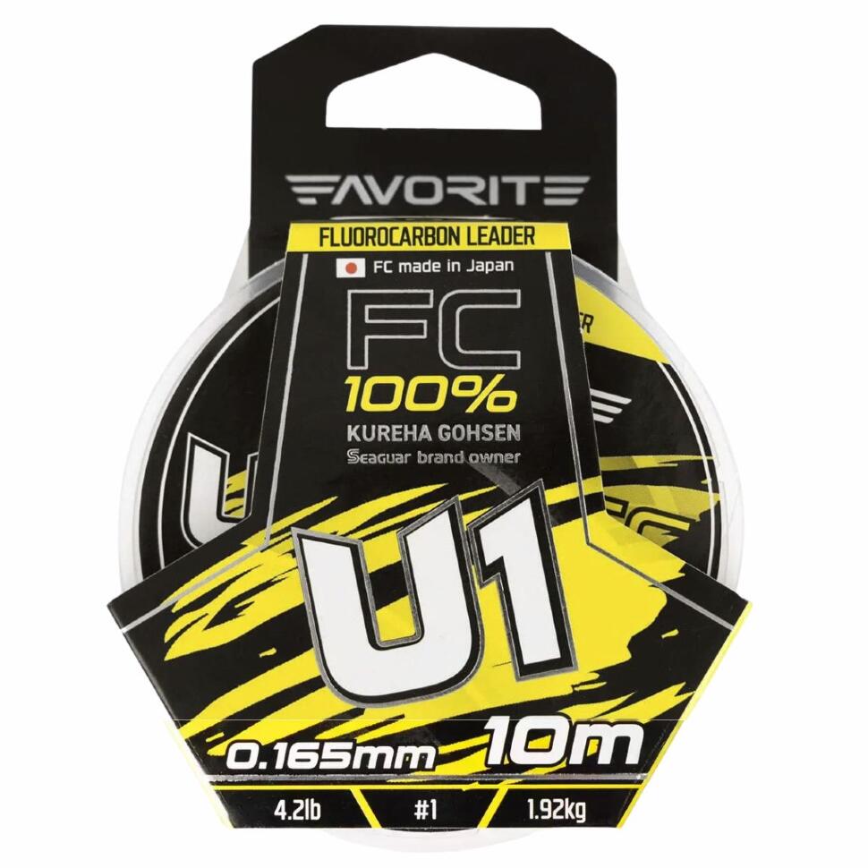 Леска флюорокарбоновая Favorite U1 FC 10m