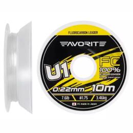 Леска флюорокарбоновая Favorite U1 FC 10m
