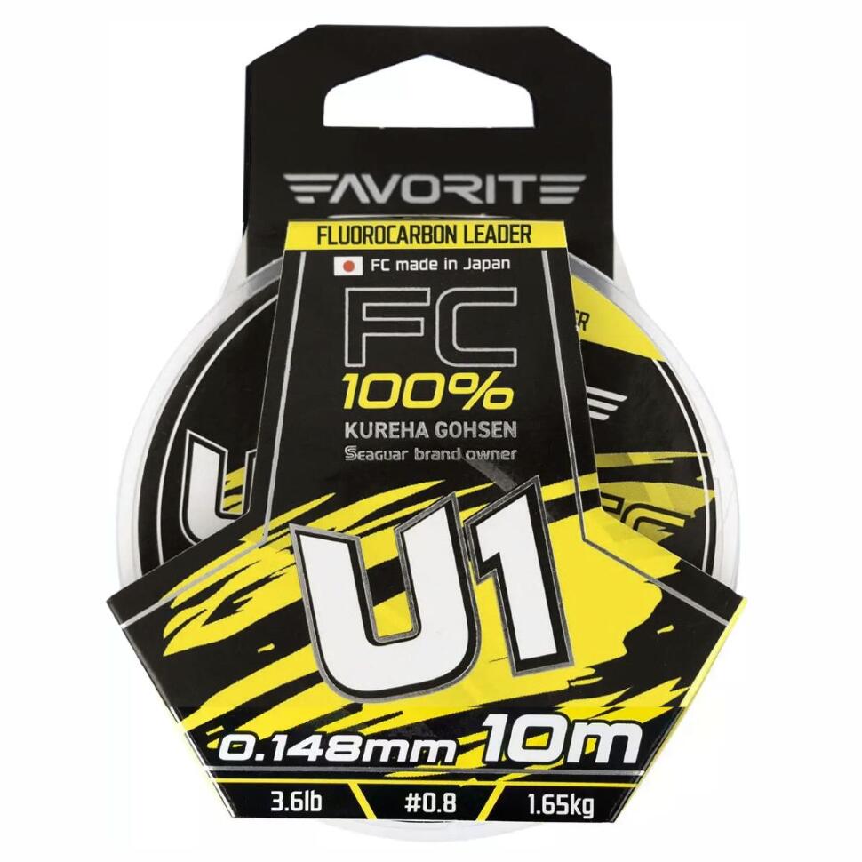 Леска флюорокарбоновая Favorite U1 FC 10m