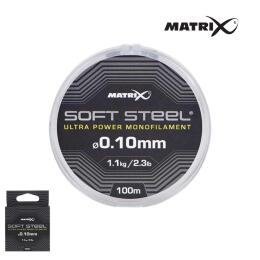 Монофильная леска Matrix Soft Steel Ultra Power 100m