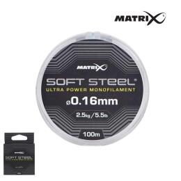 Монофильная леска Matrix Soft Steel Ultra Power 100m