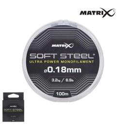 Монофильная леска Matrix Soft Steel Ultra Power 100m