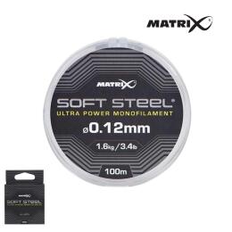 Монофильная леска Matrix Soft Steel Ultra Power 100m