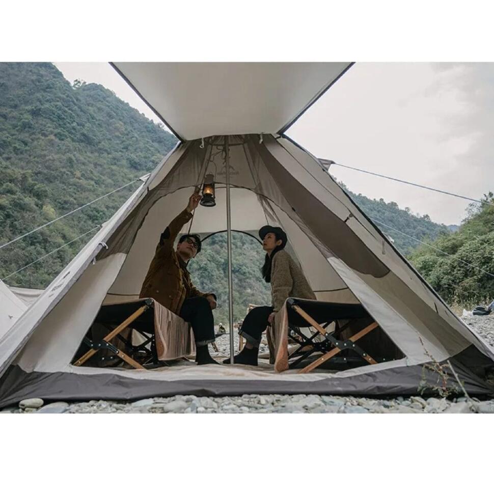 Пирамидальная палатка Naturehike 4-х местная NH20ZP013