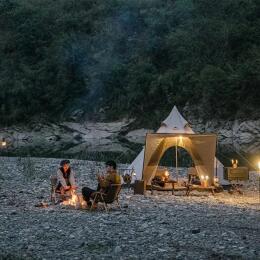 Пирамидальная палатка Naturehike 4-х местная NH20ZP013