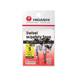 Карабин с вертлюгом Higashi Swivel w/Safety Snap