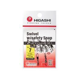 Карабин с вертлюгом Higashi Swivel w/Safety Snap