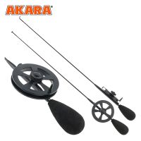 Удилище зимнее Akara Ledeer N с катушкой с тюльпаном (хлыст Hi Carbon fast)