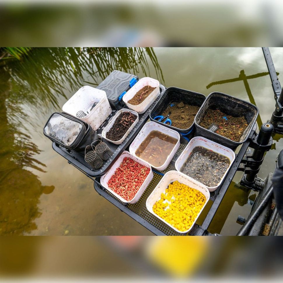 Двойной лоток Preston Offbox Double Decker Side Tray - Large