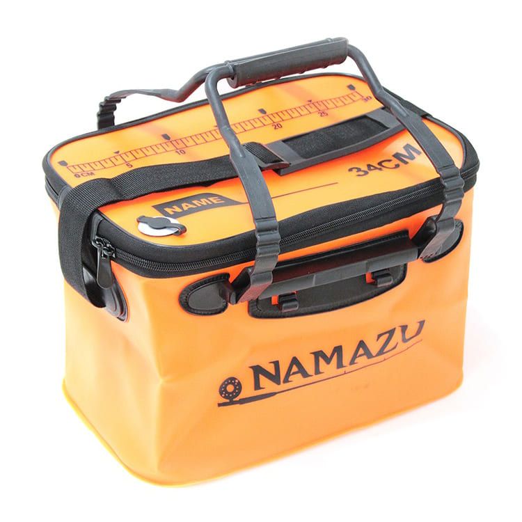 Сумка-кан Namazu складная с 2 ручками, размер 34*22*21, материал ПВХ, цвет оранж.