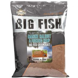Прикормка DYNAMITE BAITS Marine Halibut & Hemp Groundbait - 1.8кг.